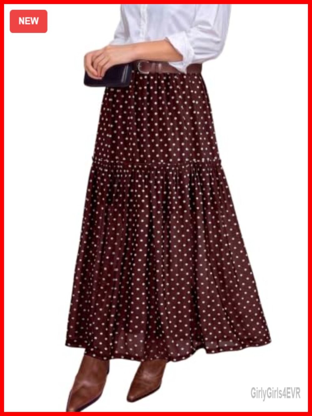 Women's Sheer Mesh Tiered A-Line Maxi Skirt Elastic High Waist